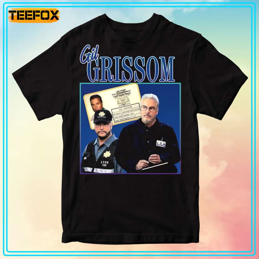 Gil Grissom - CSI Vegas Crime T-Shirt