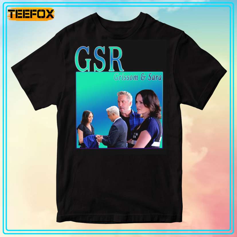 Grissom and Sara - CSI Movie T-Shirt