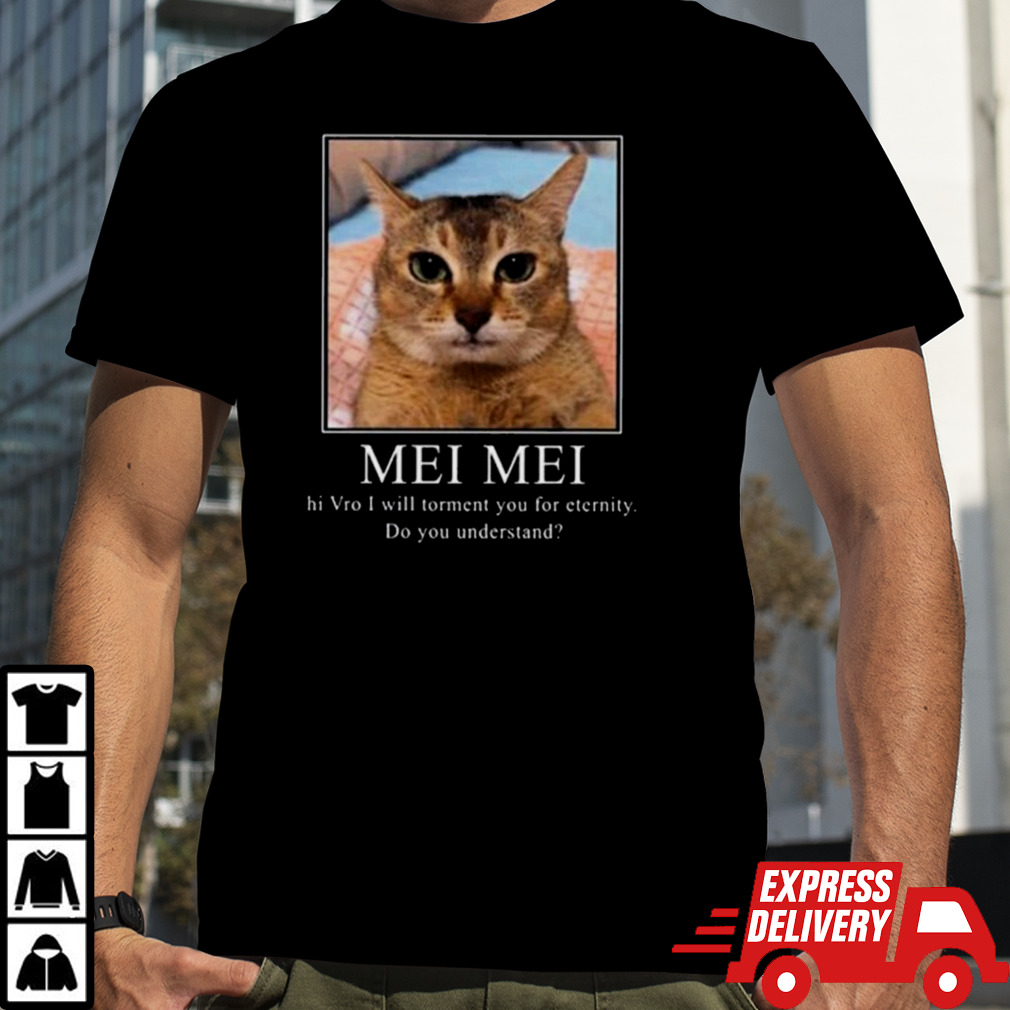 Μei Μei Hi Vro I Will Torment You For Eternity Do You Understand Shirt