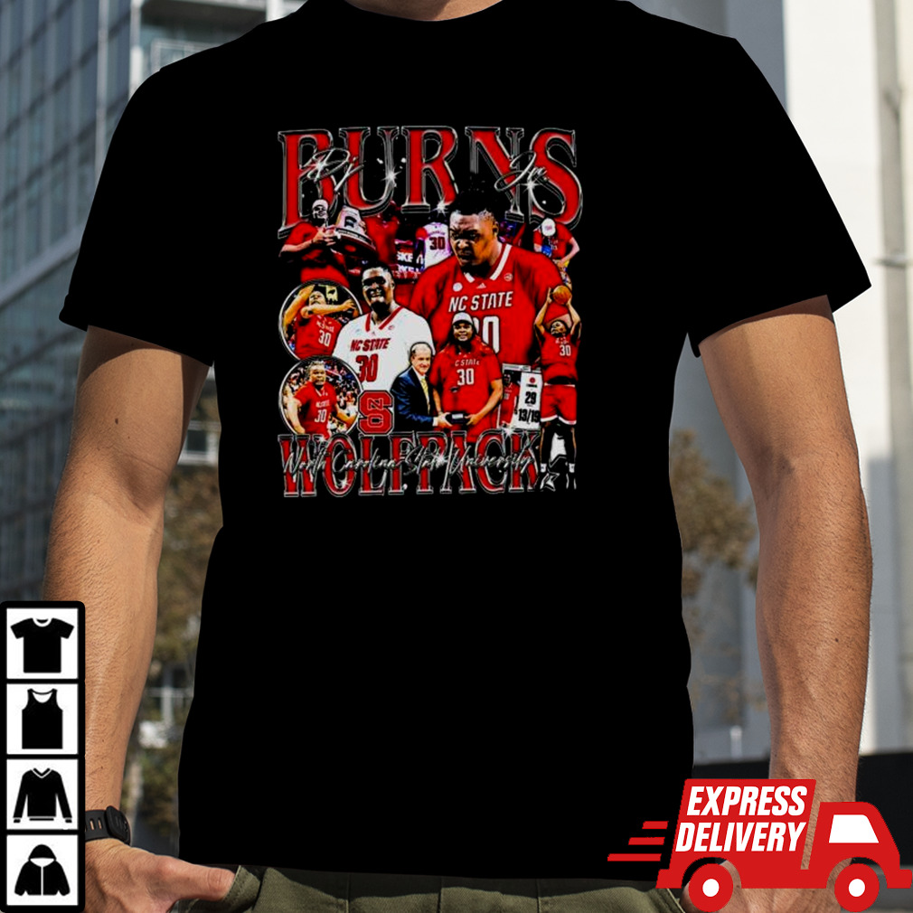 Dj Burns Jr Wolfpack North Carolina State University Graphic Shirt