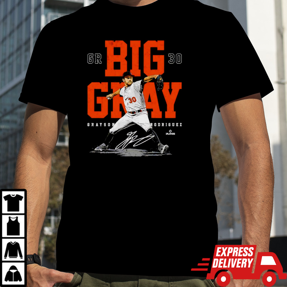 Grayson Rodriguez Baltimore Big Gray shirt