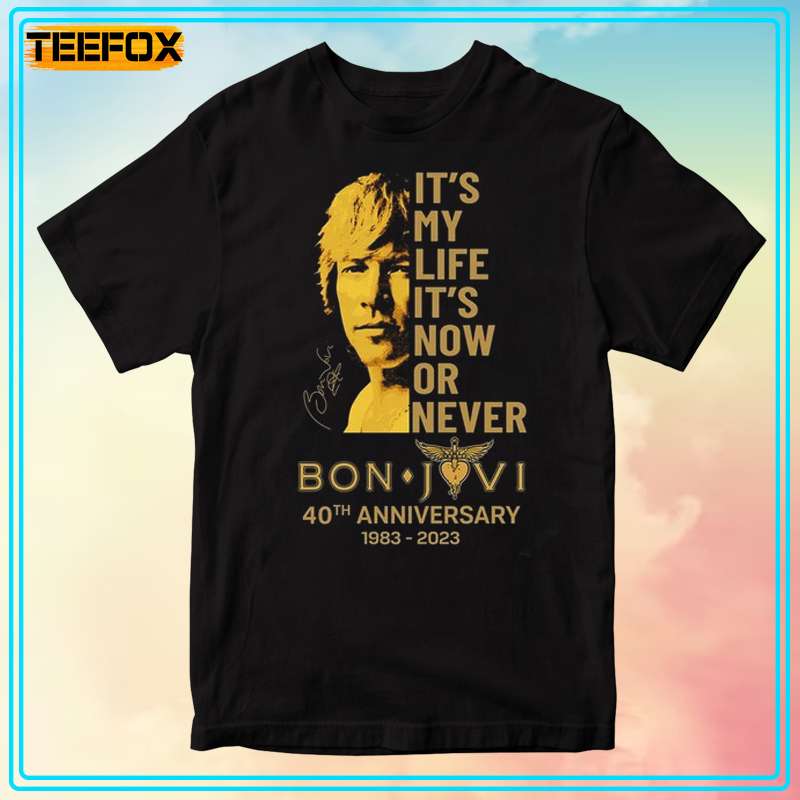 It's My Life Jon Bon Jovi Short-Sleeve T-Shirt