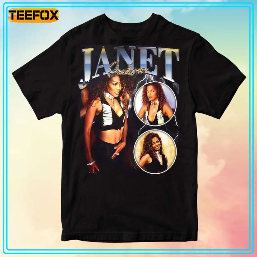 Janet Jackson Vintage Retro Unisex T-Shirt