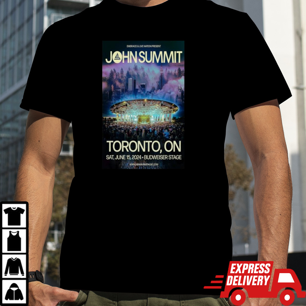 John Summit Show Poster Toronto, On June 15 2024 T-shirt