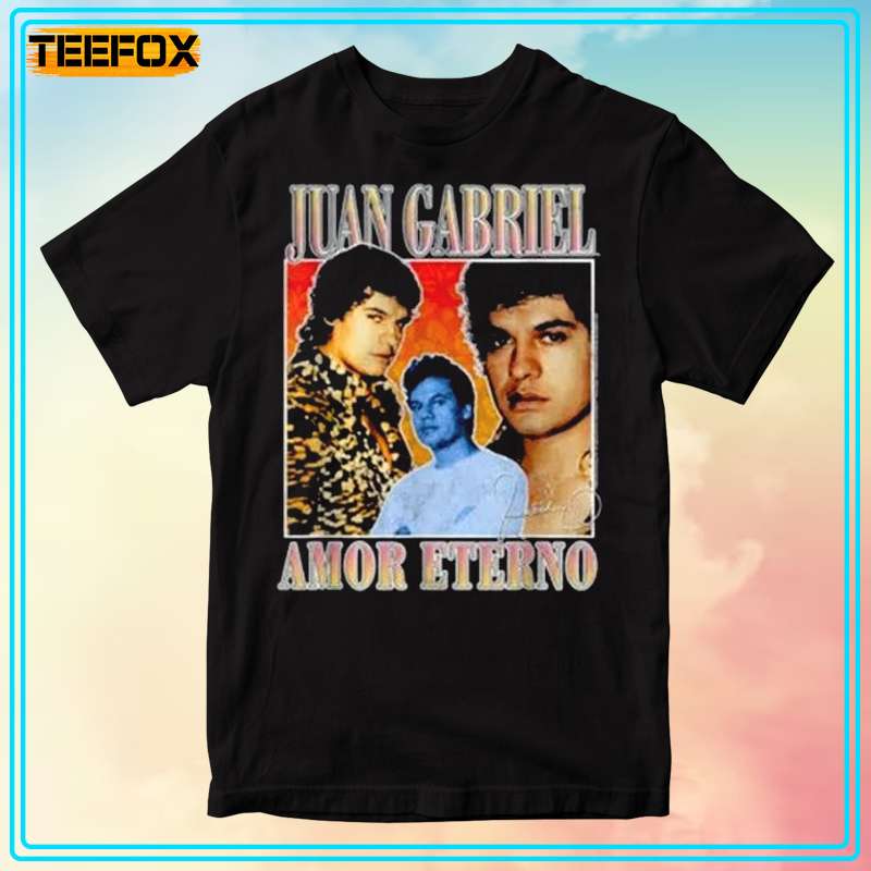 Juan Gabriel Amor Eterno Signature Short-Sleeve T-Shirt