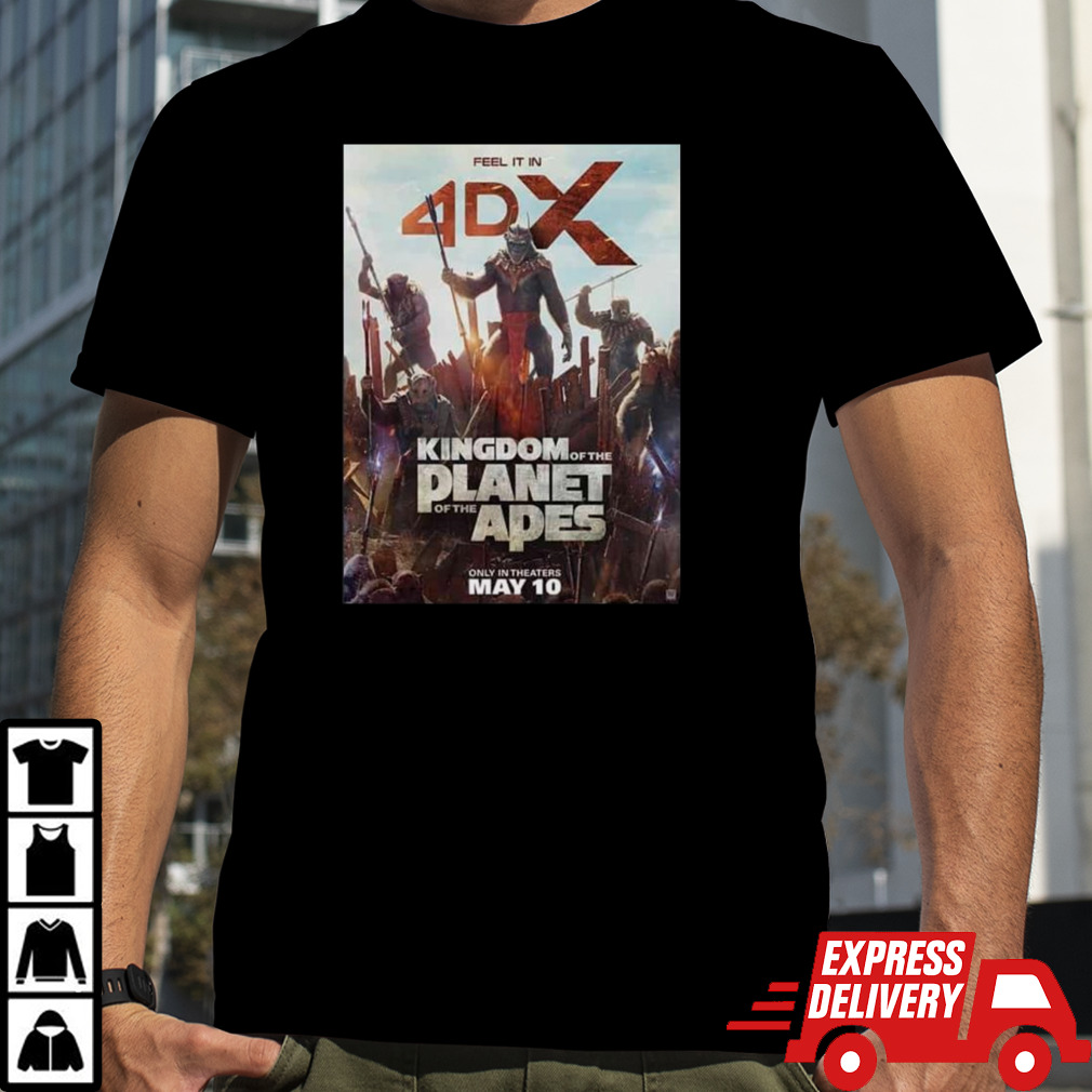 Kingdom Of The Planet Of The Apes Releasing In Theaters On May 10 T-shirt