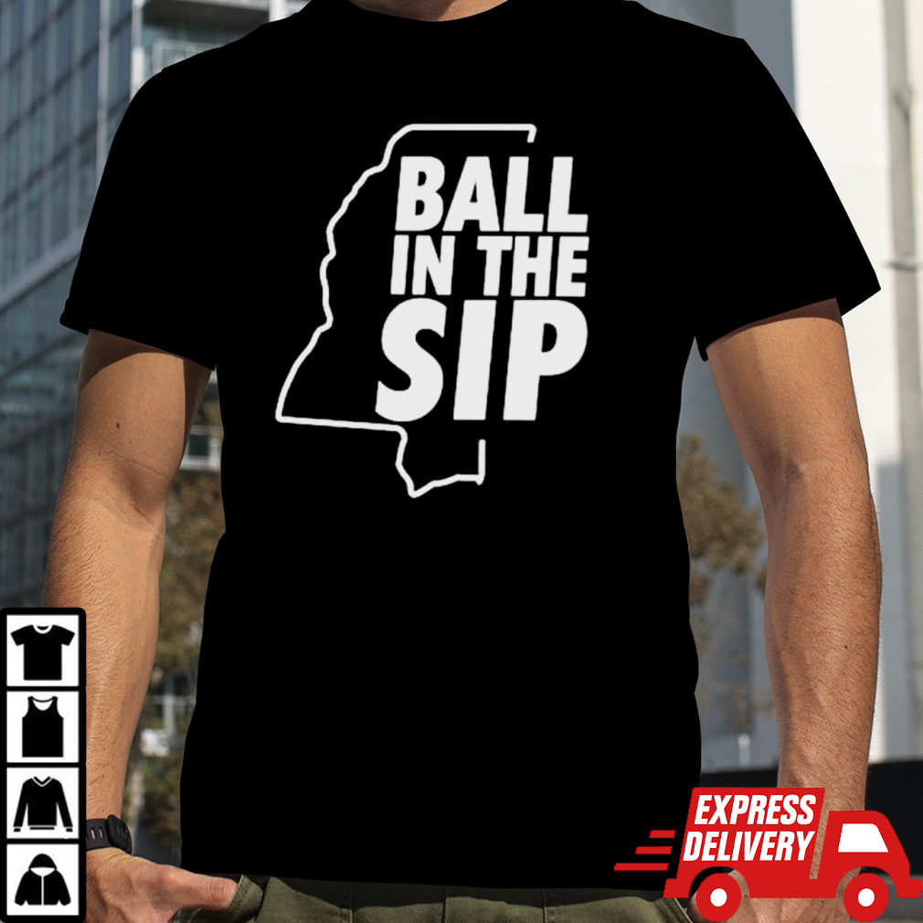 Lane Kiffin ball in the sip shirt