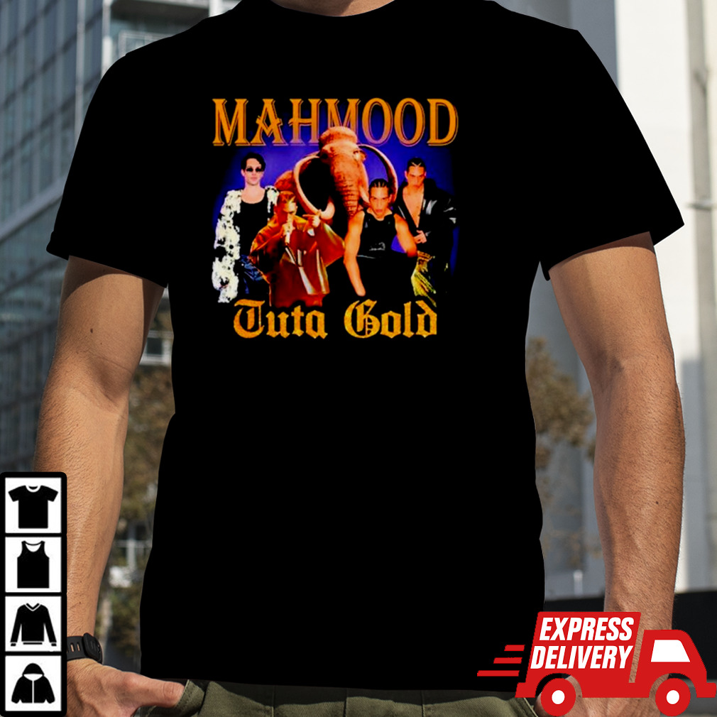 Mahmood Tuta gold shirt