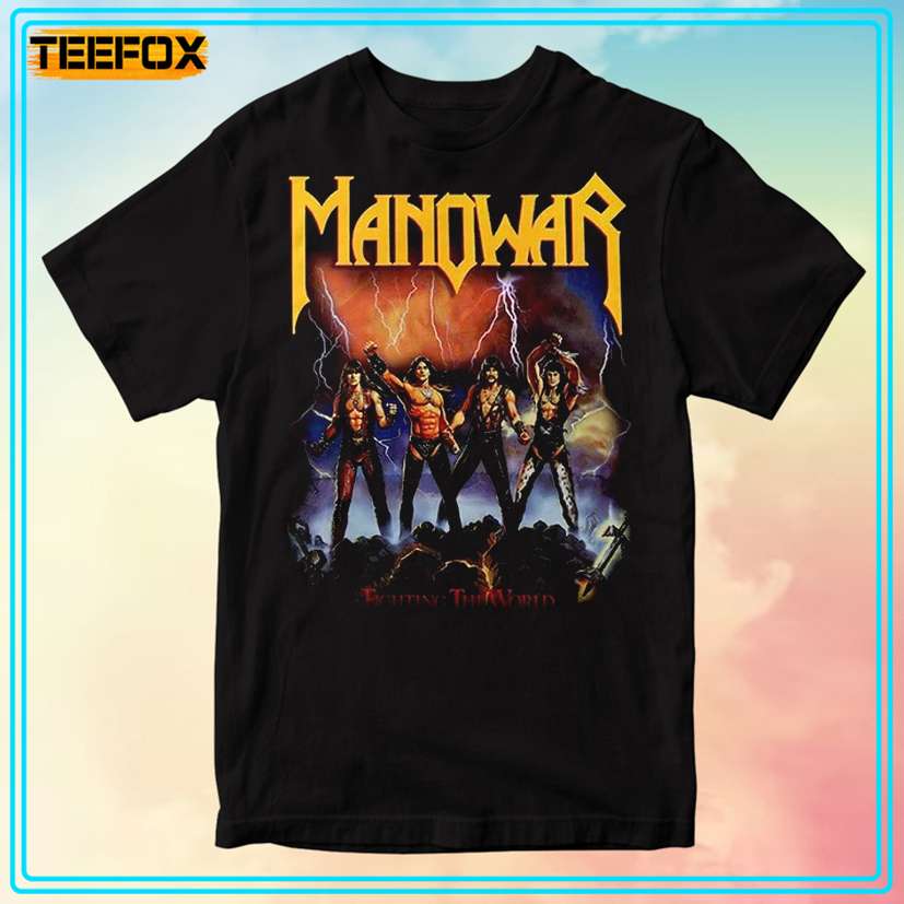 Manowar Fighting the World Unisex T-Shirt