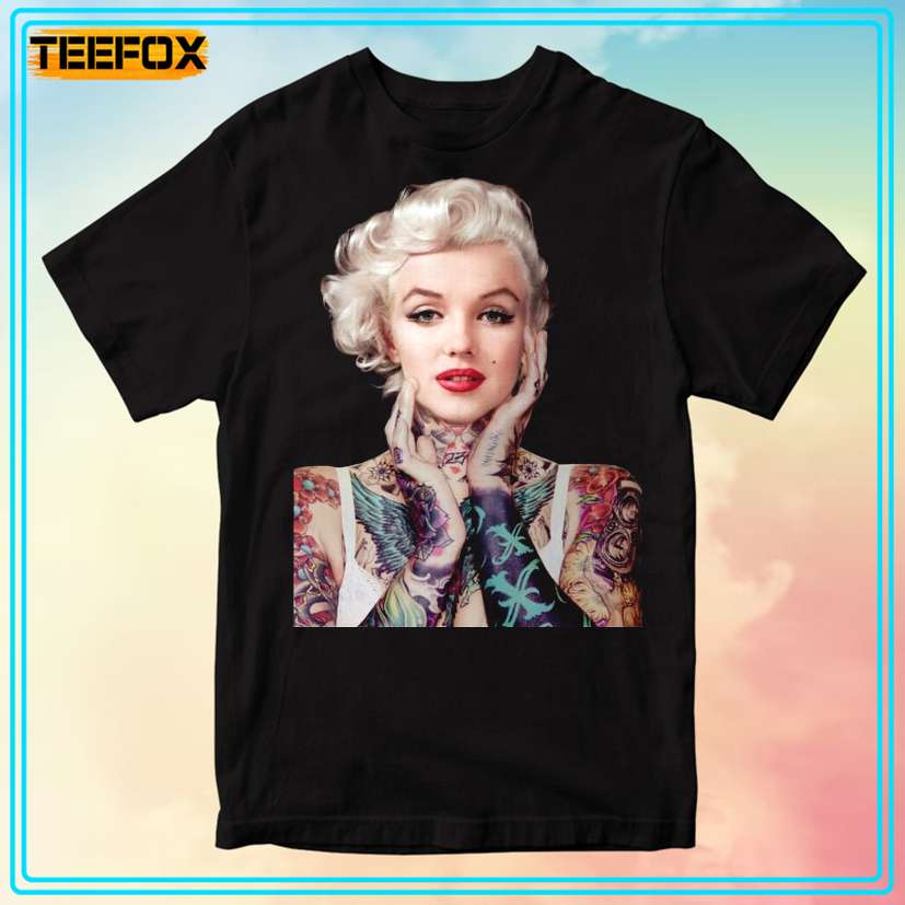 Marilyn Monroe Tattoos Unisex T-Shirt