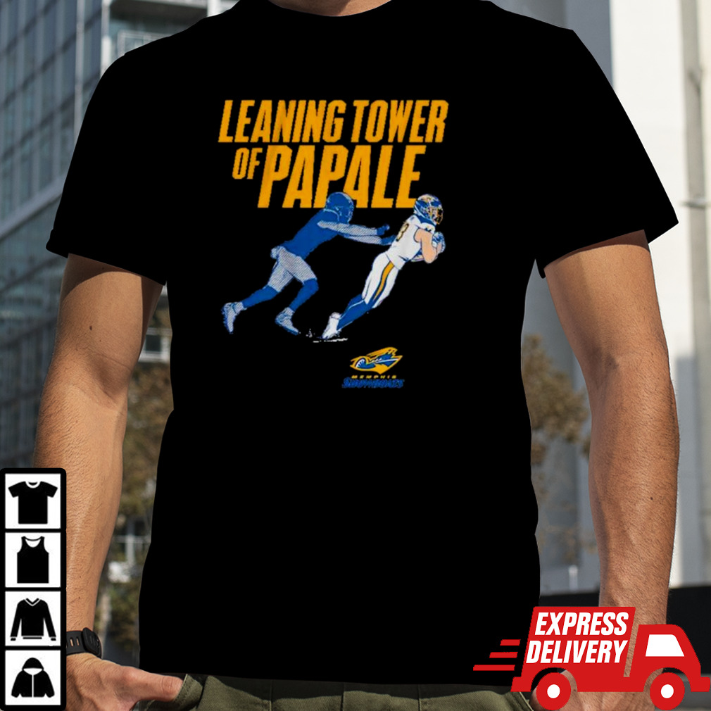 Memphis Showboats Leaning Tower of Vinny Papale shirt