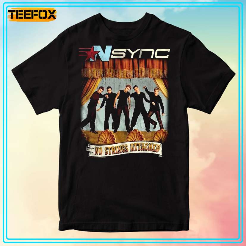 NSYNC No Strings Attached Black Unisex T-Shirt