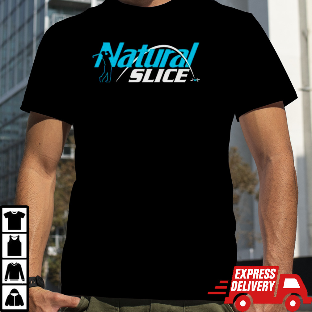 Natural slice golf shirt