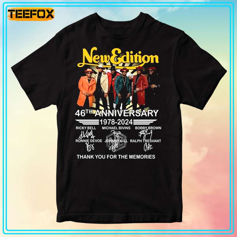 New Edition 46th Anniversary 1978-2024 T-Shirt