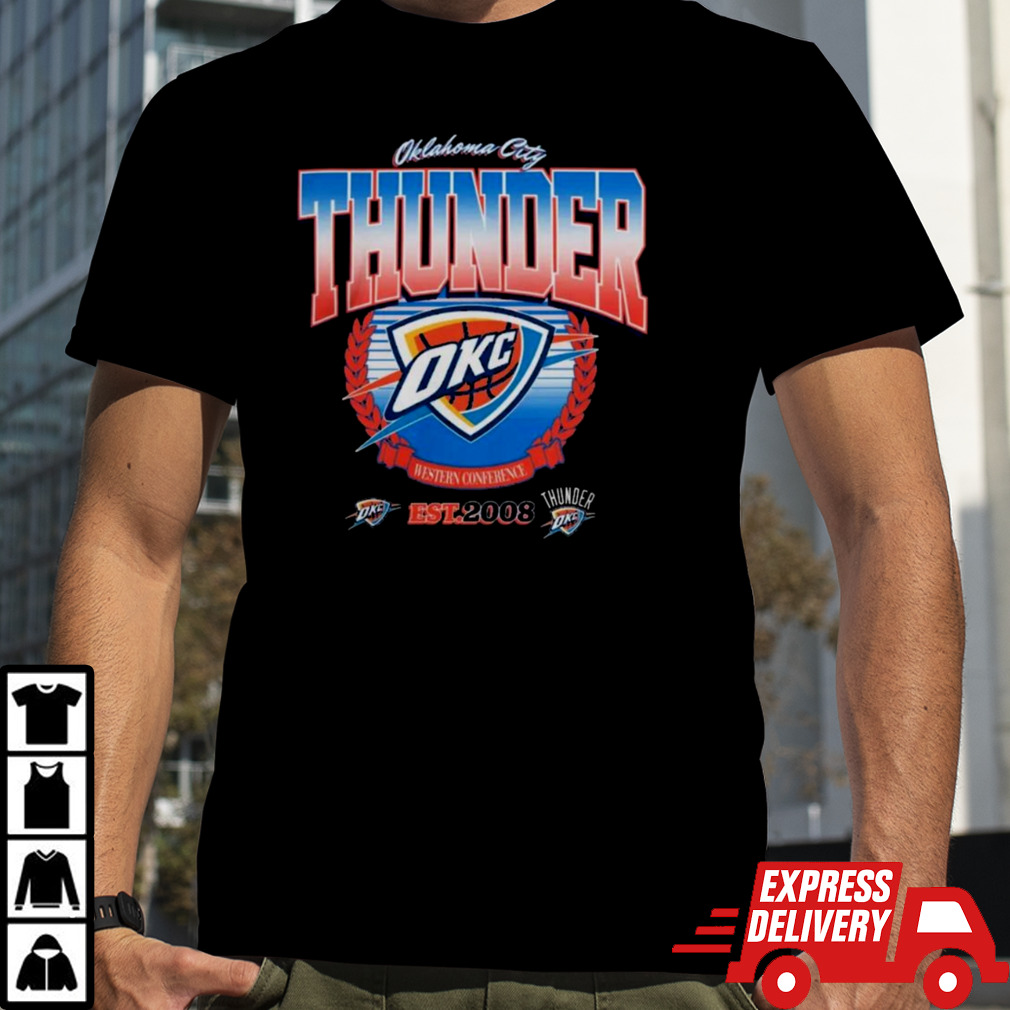 New Era Blue Oklahoma City Thunder Summer Shirt