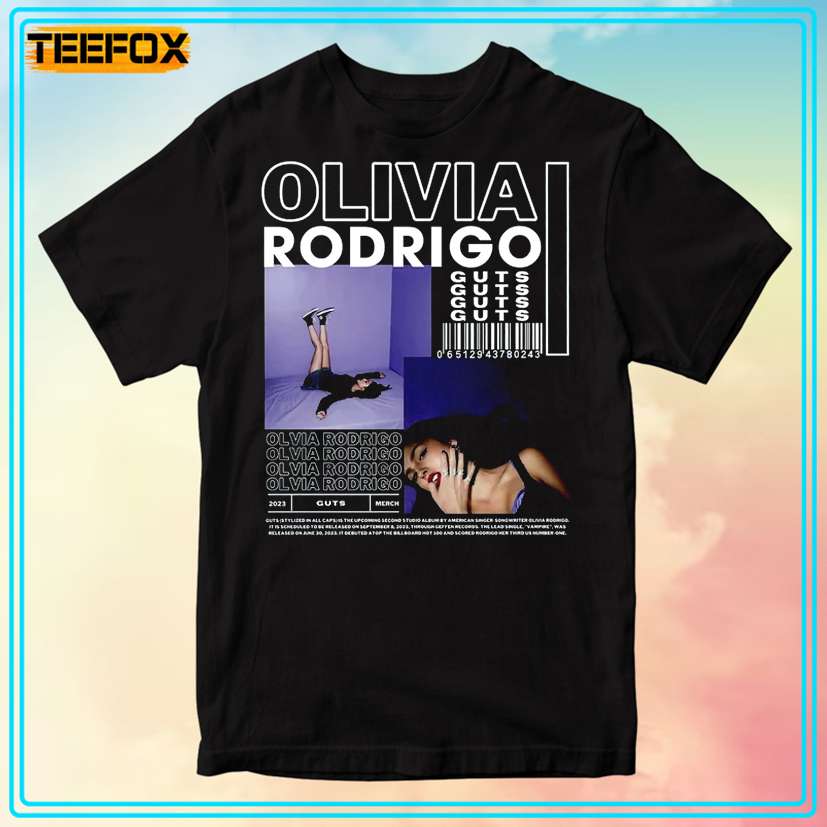 Olivia Rodrigo Guts Tour 2024 Front T-Shirt