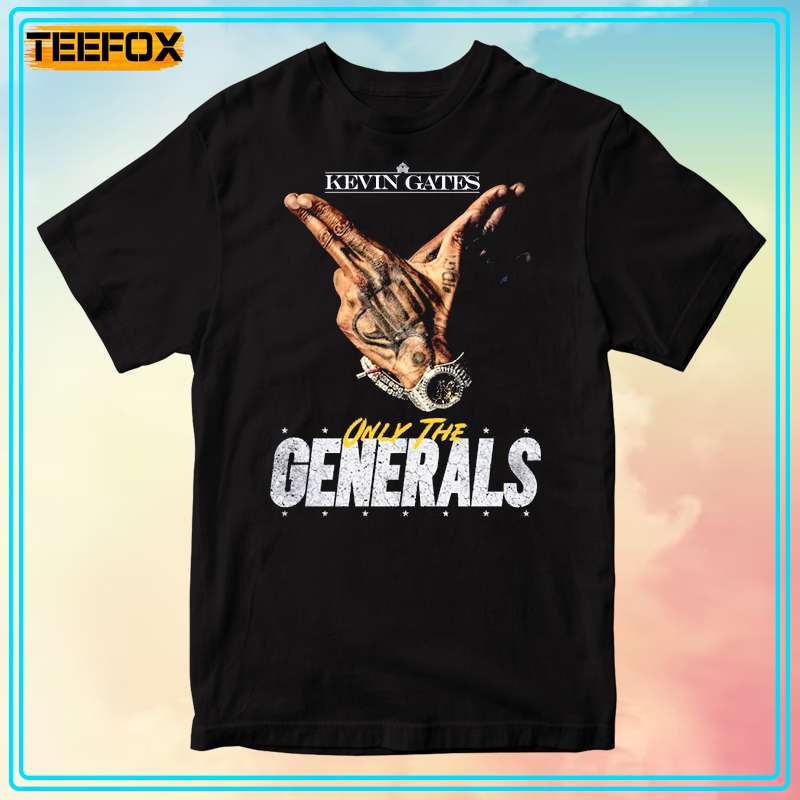 Only The Generals Tour 2023 Kevin Gates Short-Sleeve T-Shirt