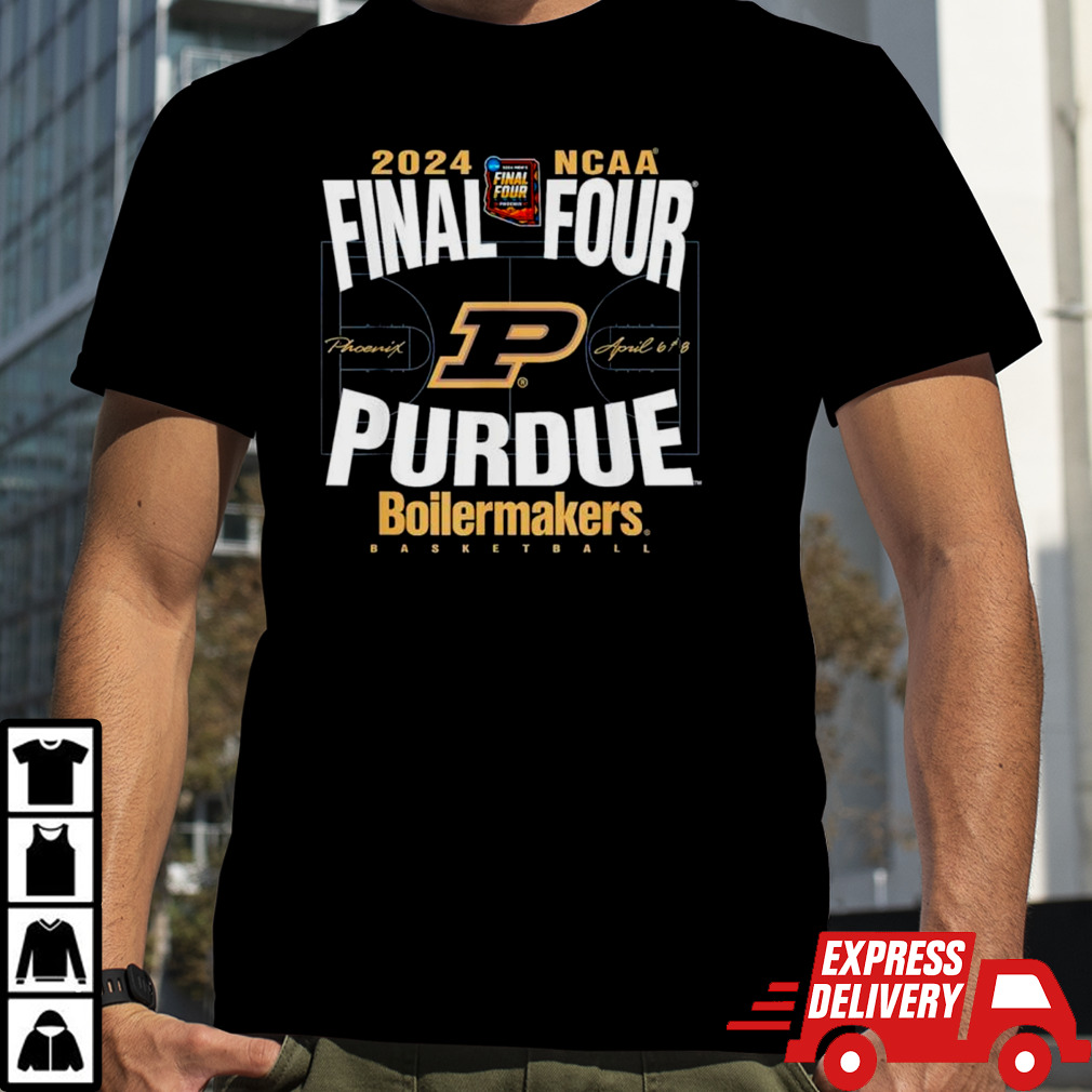 Purdue Boilermakers Final Four 2024 NCAA Men’s basketball Court shirt