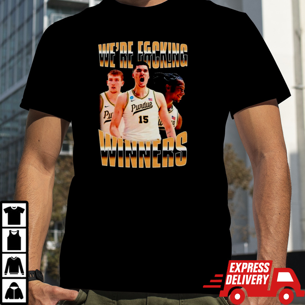 Purdue Boilermakers we’re fucking winners shirt