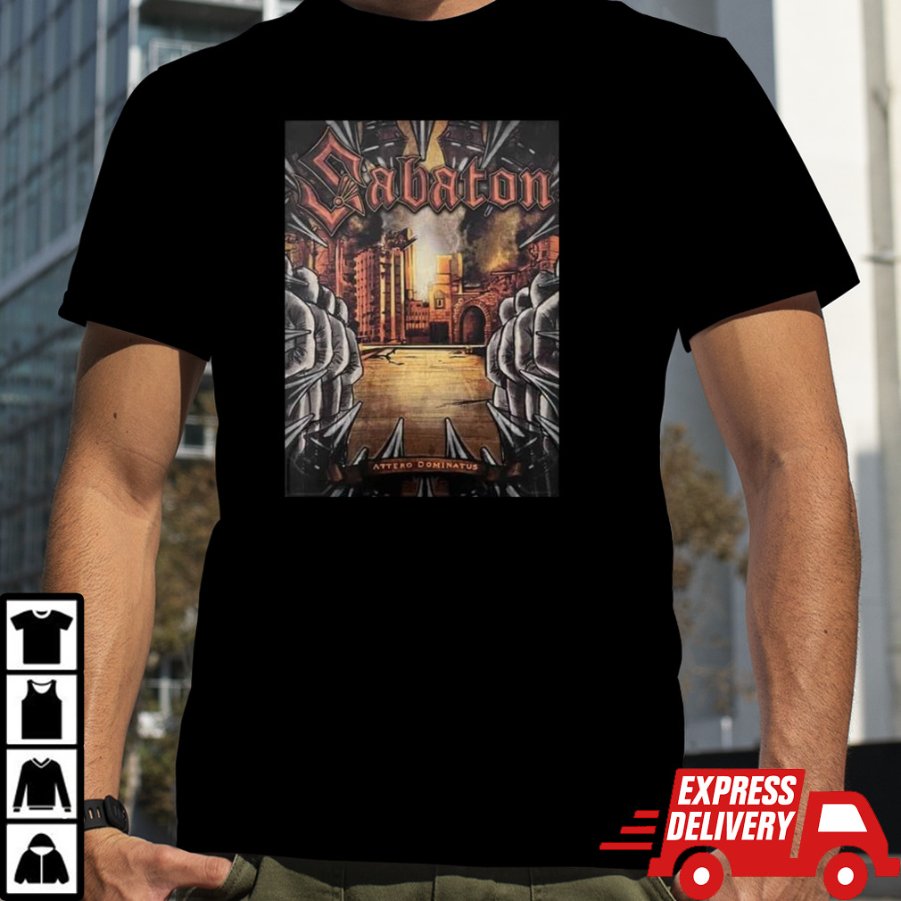 Sabaton Limited Attero Dominatus Metal Sign T-shirt