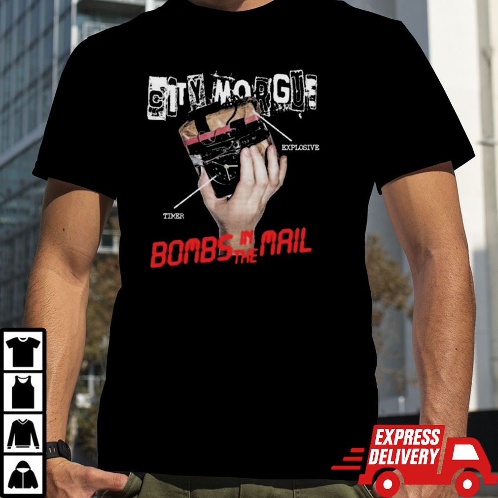 City Morgue Bombs In The Mail T-shirt