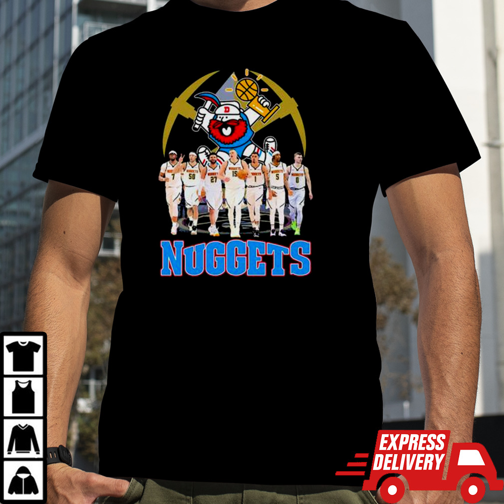 Denver Nuggets Team Basketball Player Logo Shirts