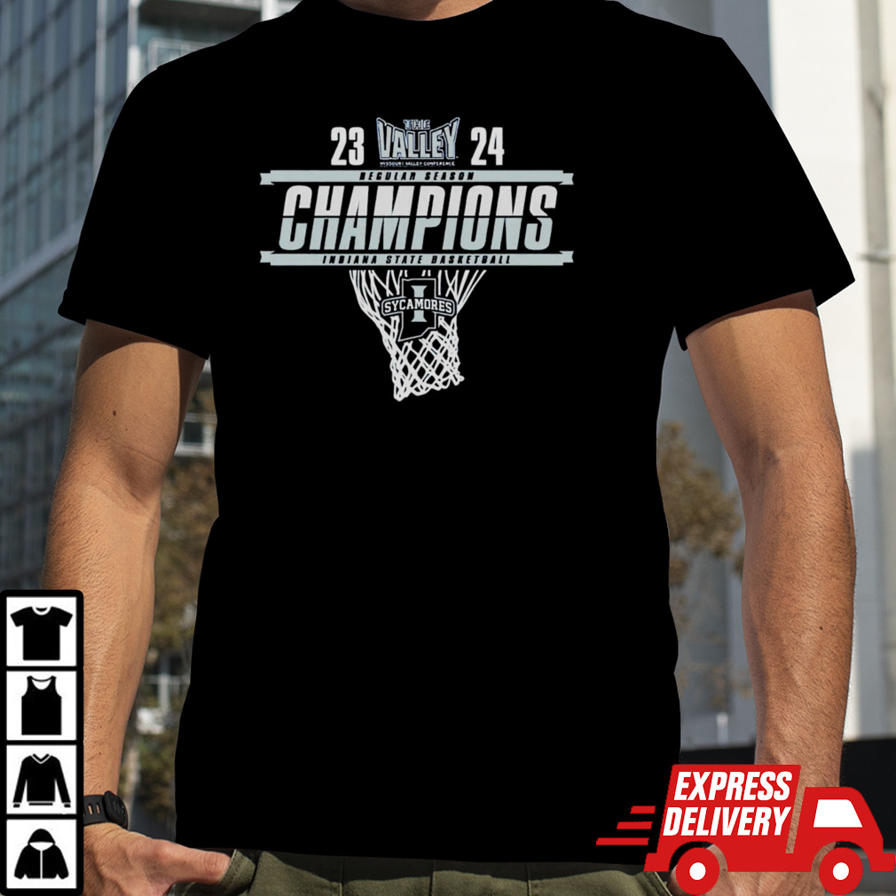 Indiana State 2023 2024 MVC Men’s Basketball Regular Season Champions Shirt