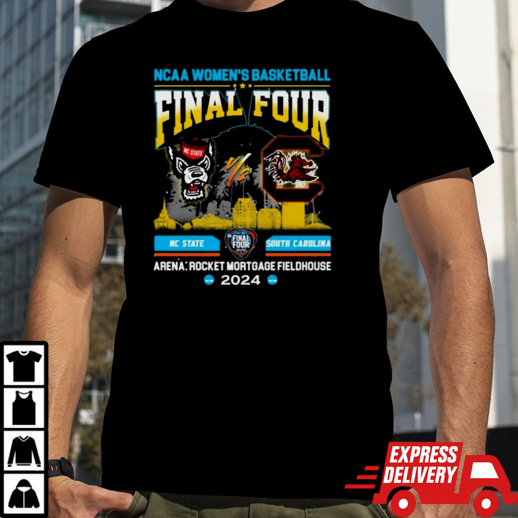 NC State Vs South Carolina NCAA Women’s Basketball Final Four 2024 Matchup Shirt