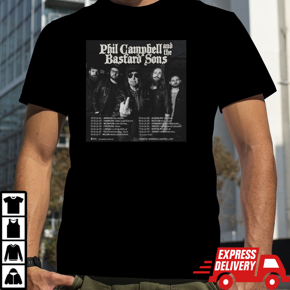 Phil Campbell & The Bastard Sons Tour 2024 Shirt