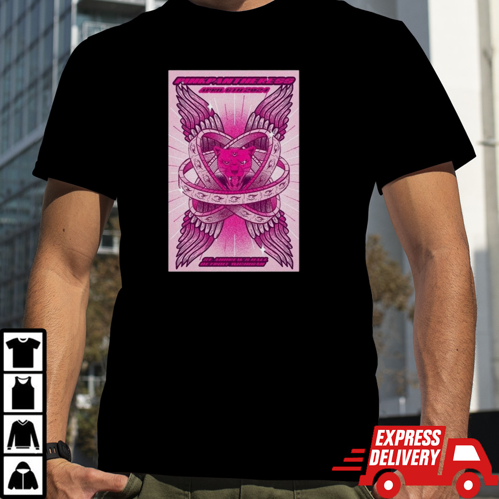 Pinkpantheress Saint Andrew’s Hall, Detroit, Mi April 6, 2024 T-shirt