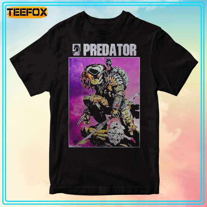 Predator Sci-Fi Aliens Movie Short-Sleeve T-Shirt