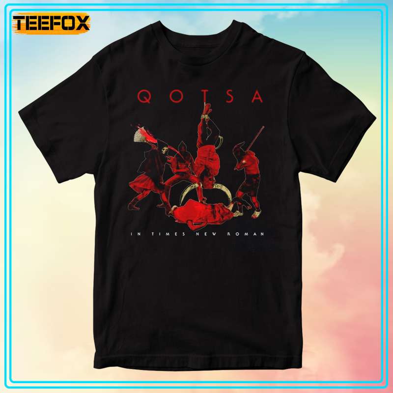 Queens Of The Stone Age In Times New Roman 2023 Album Short-Sleeve T-Shirt