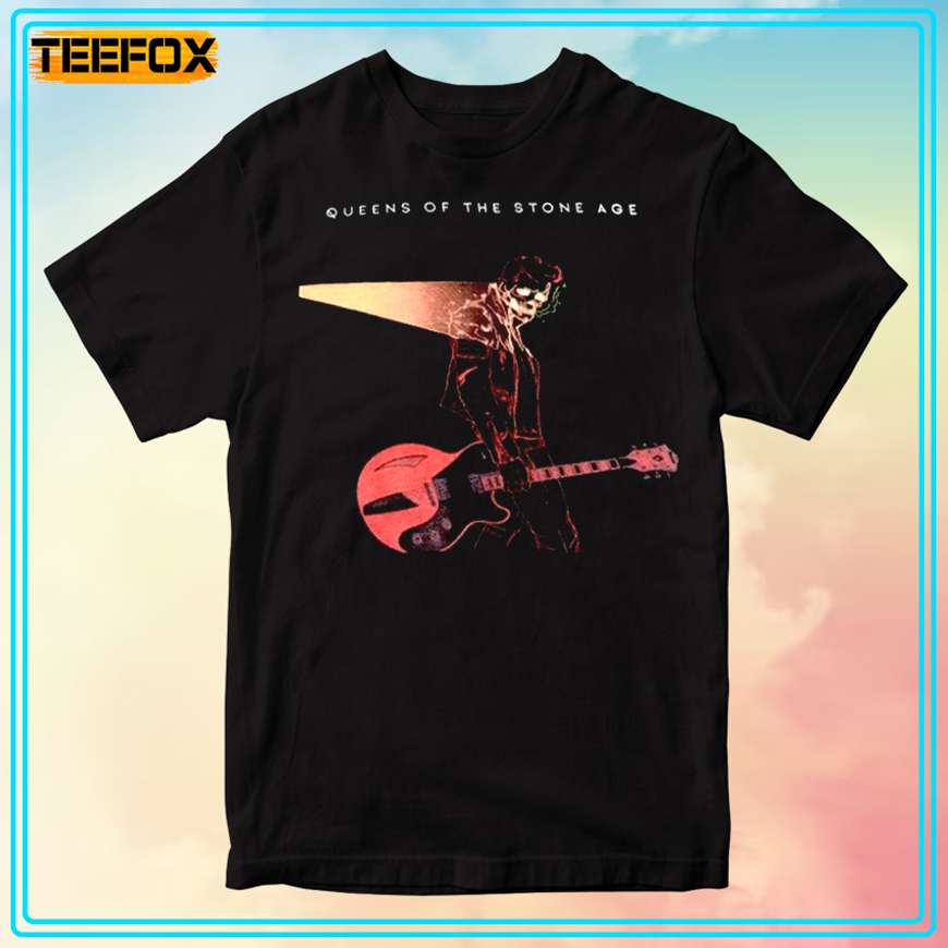 Queens Of The Stone Age Skeleton Guitar Music T-Shirt