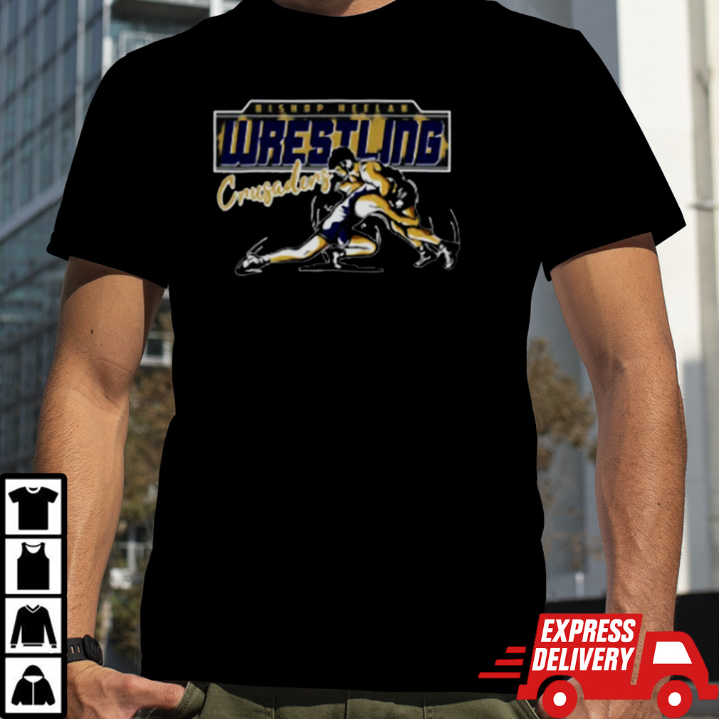 RTI Threads Merch Bishop Heelan Wrestling Crusadeng Shirt