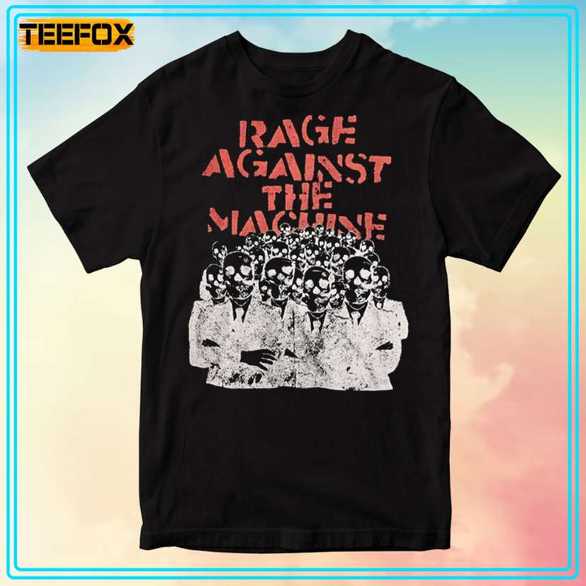 Rage Against The Machine Crowd Of Skeletons T-Shirt