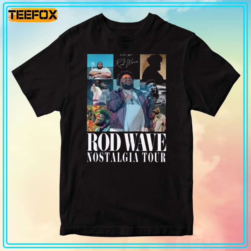 Rod Wave On Tour, Rod Wave Nostalgia Concert 2023 Short-Sleeve T-Shirt