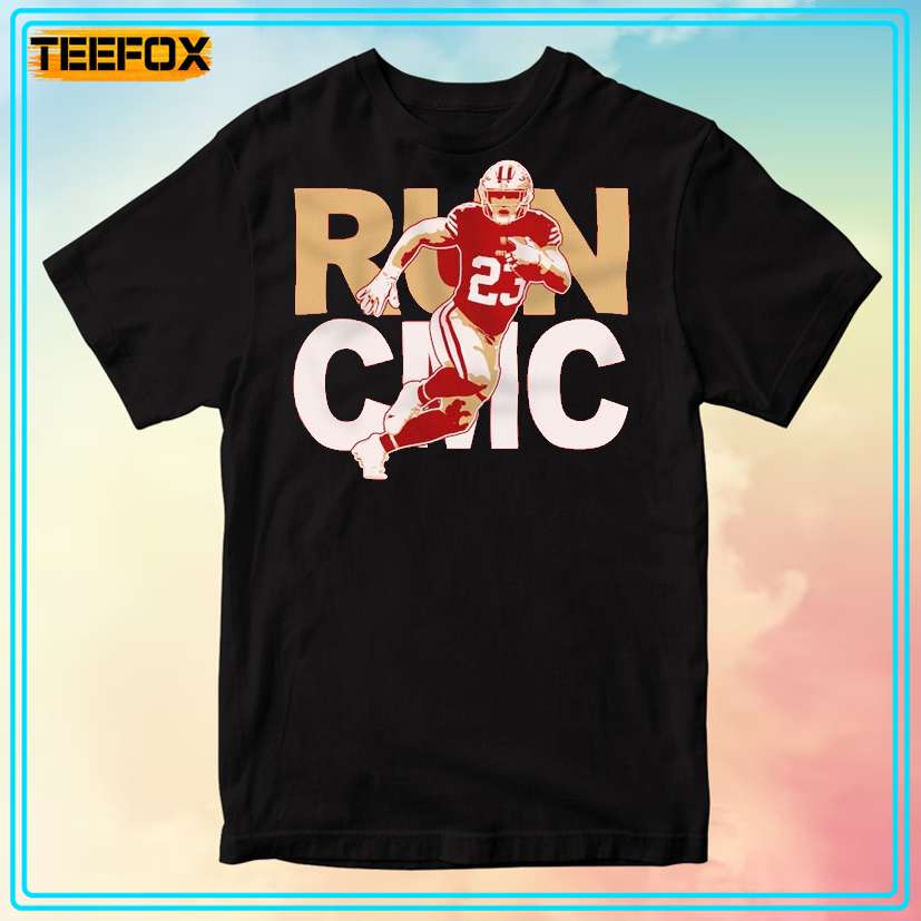 San Francisco 49ers Christian McCaffrey RUN CMC Unisex Tee