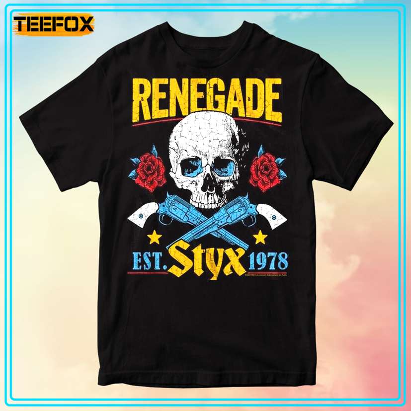 Styx Renegade Skull 1978 T-Shirt