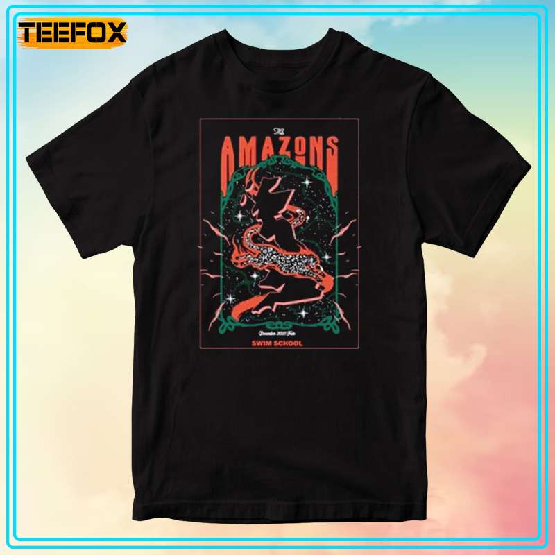 The Amazons With Swim School December Tour 2023 Short-Sleeve T-Shirt