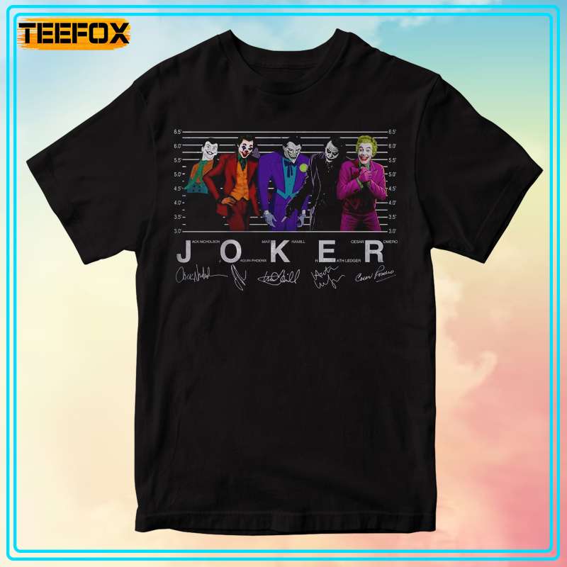 The Mugshot Batman Joaquin Phoenix Suicide Squad Short-Sleeve T-Shirt