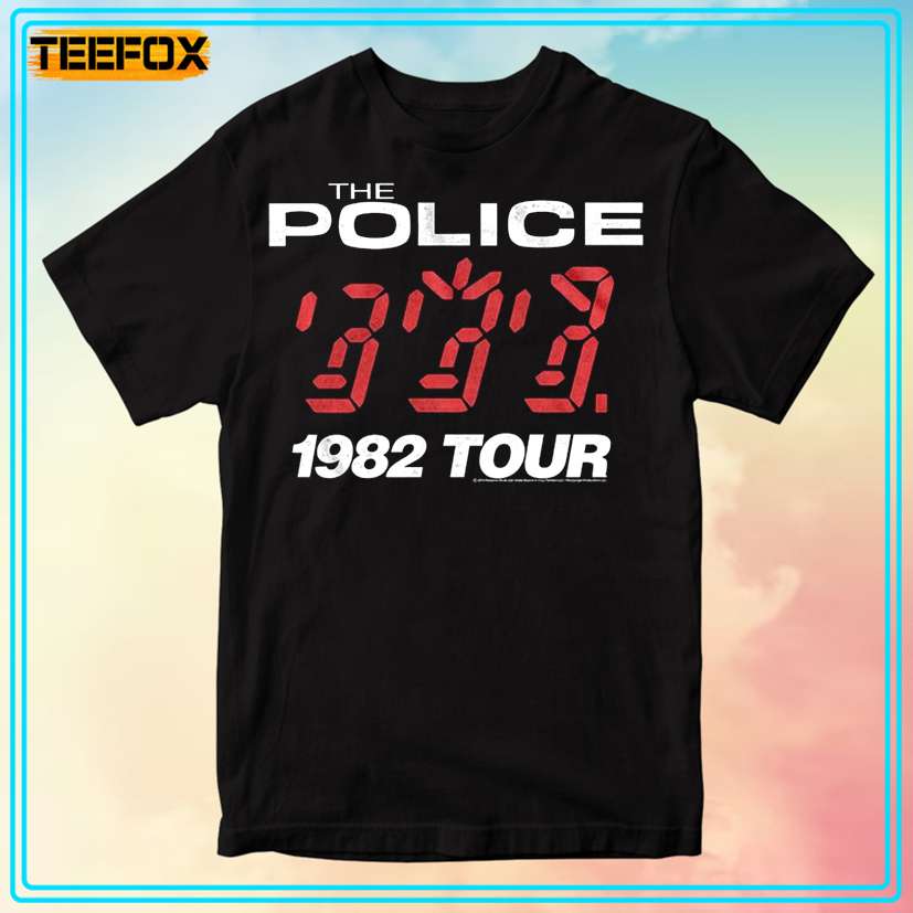 The Police Sting Ghost in the Machine Tour 1982 T-Shirt