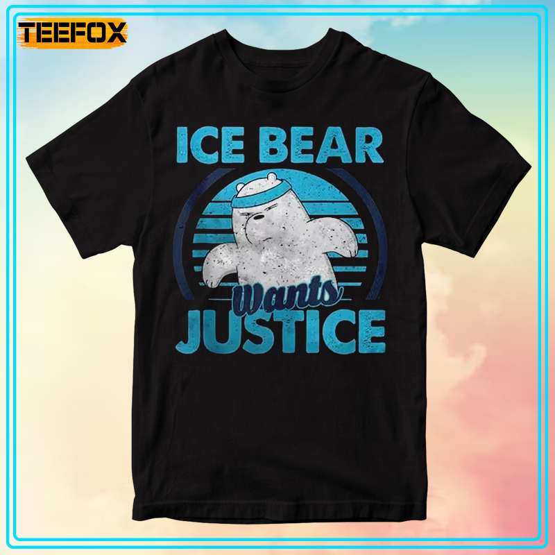 We Bare Bears Ice Bear Wants Justice Short-Sleeve T-Shirt