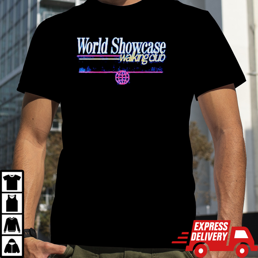 World Showcase Walking Club skyline shirt