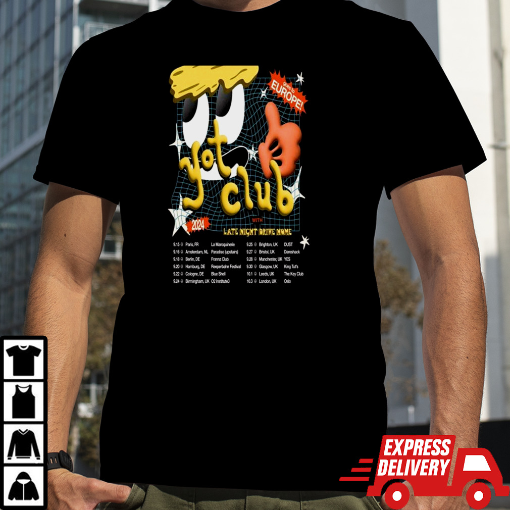 Yot Club Europe Tour 2024 T-shirt