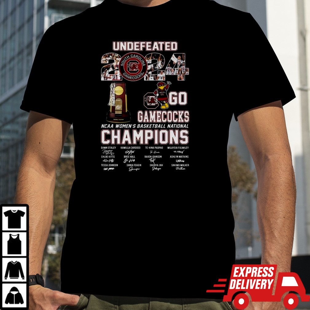 2024 Undefeated Perfect Season Gamecocks Ncaa Women’s Basketball National Champions T-shirt