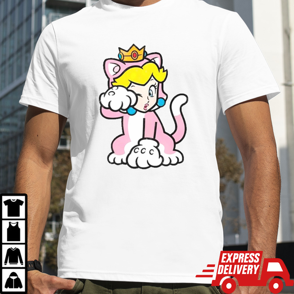 Cat peach solo shirt