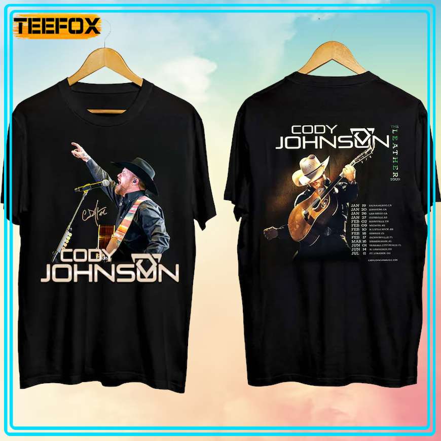 Cody Johnson The Leather Tour 2024 T-Shirt