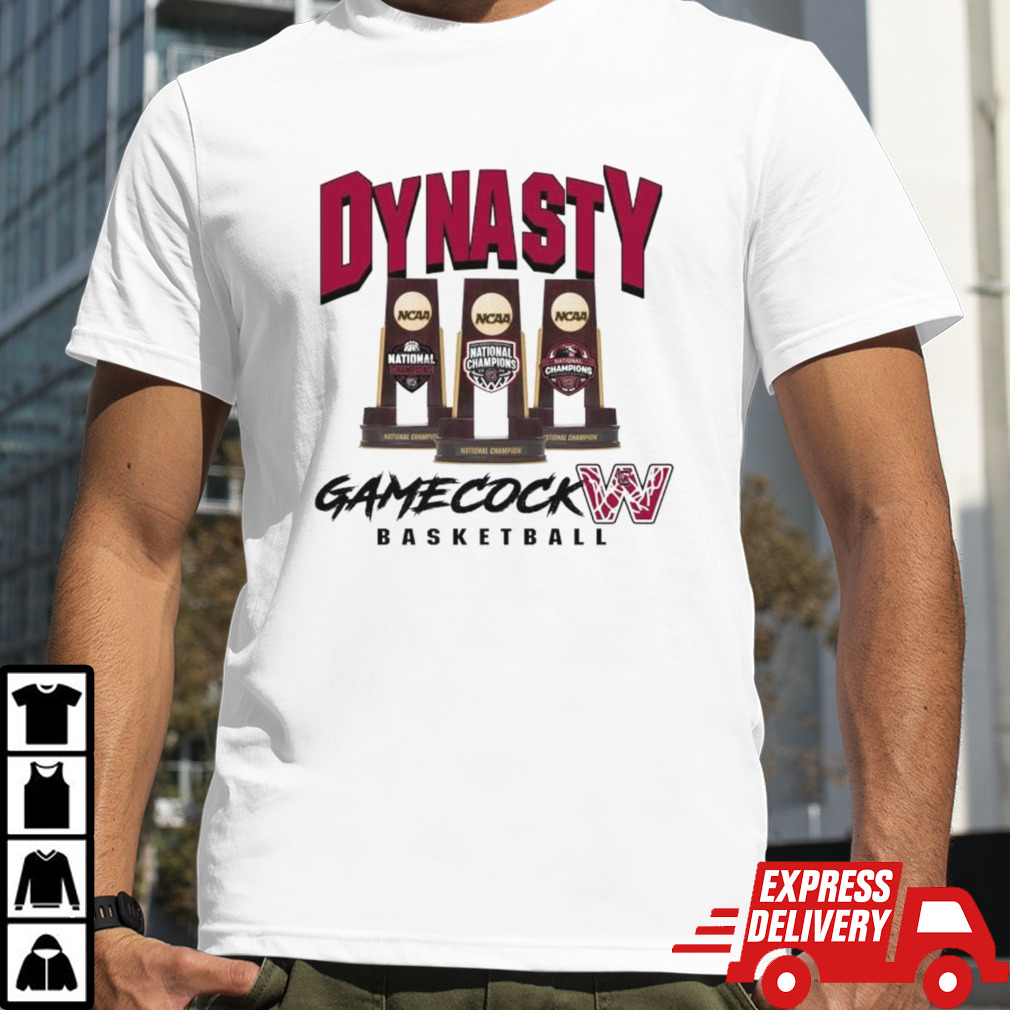 Dynasty Gamecocks women’s basketball NCAA national champions trophy shirt