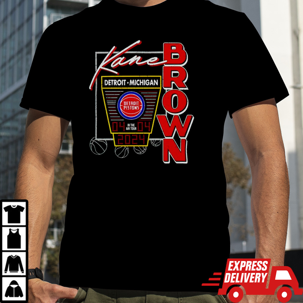 Kane Brown Detroit Pistons 2024 shirt