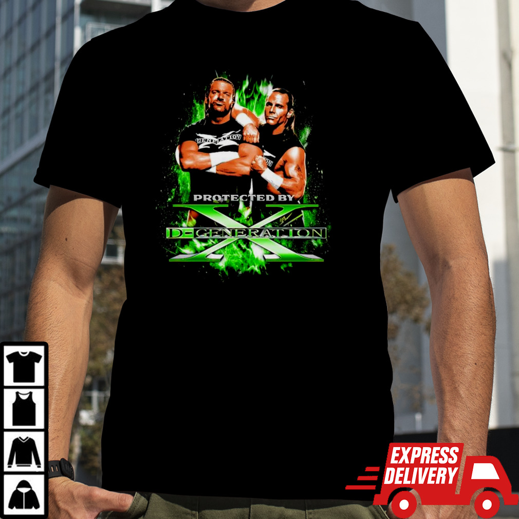 Protected by X D-Generation shirt